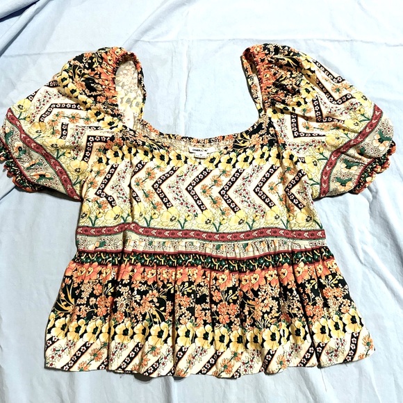 O’Neill Woman’s Isabel Babydoll Top - Breezy & Lightweight EXCELLENT CONDITION - Picture 1 of 4